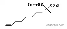 Molecular Structure of 288617-75-4 ((S)-N-Fmoc-2-(7'-octenyl) alanine)